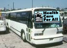 Charter bus for health care reform