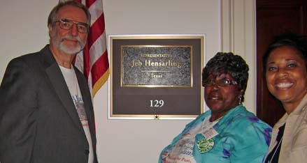 retirees at Jeb Hensarling's office